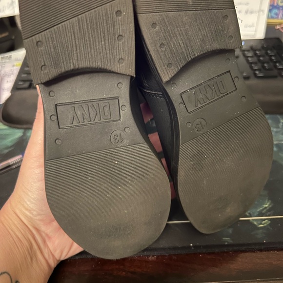 DKNY girls Black Riding Boots - Picture 3 of 3